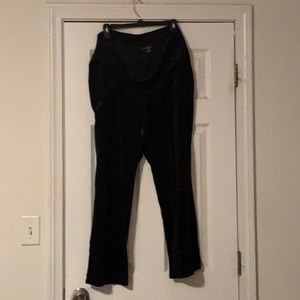 Women’s XL black velour lounge pants